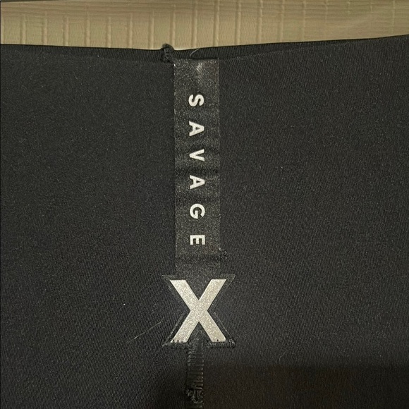 Savage X Fenty Rihanna Hotline High Waist Leggings - Black Size 10 - Picture 12 of 13